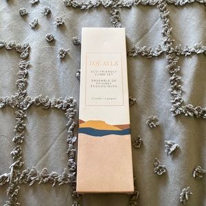 ZOE AYLA Eco-Friendly Comb Set. NIB.